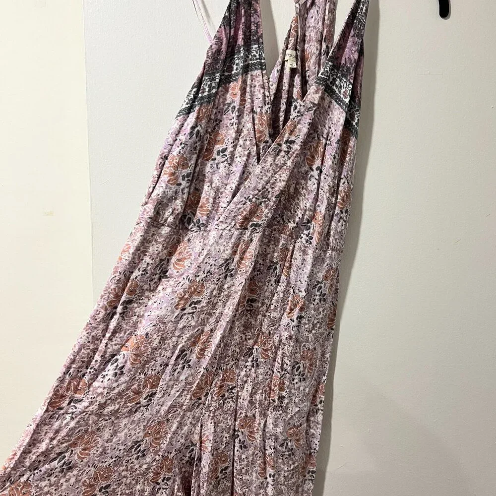 🌸 Cotton Candy LA Floral Boho Jumpsuit - Size L (Fits M/L) 🌸